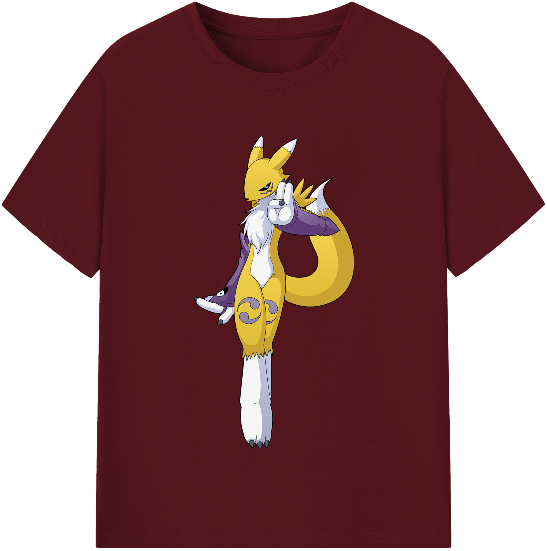 （画像用） Digimon デジタルモンスター/デジモン 綿100％半袖Tシャツ（フロントプリント）
